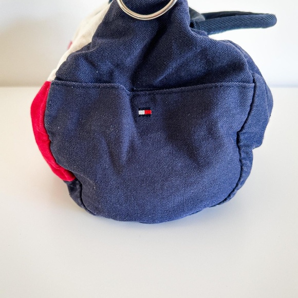 90s Tommy Duffle Bag | Vintage 90s Tommy Blue, Red and White Duffel Bag - Picture 3 of 7